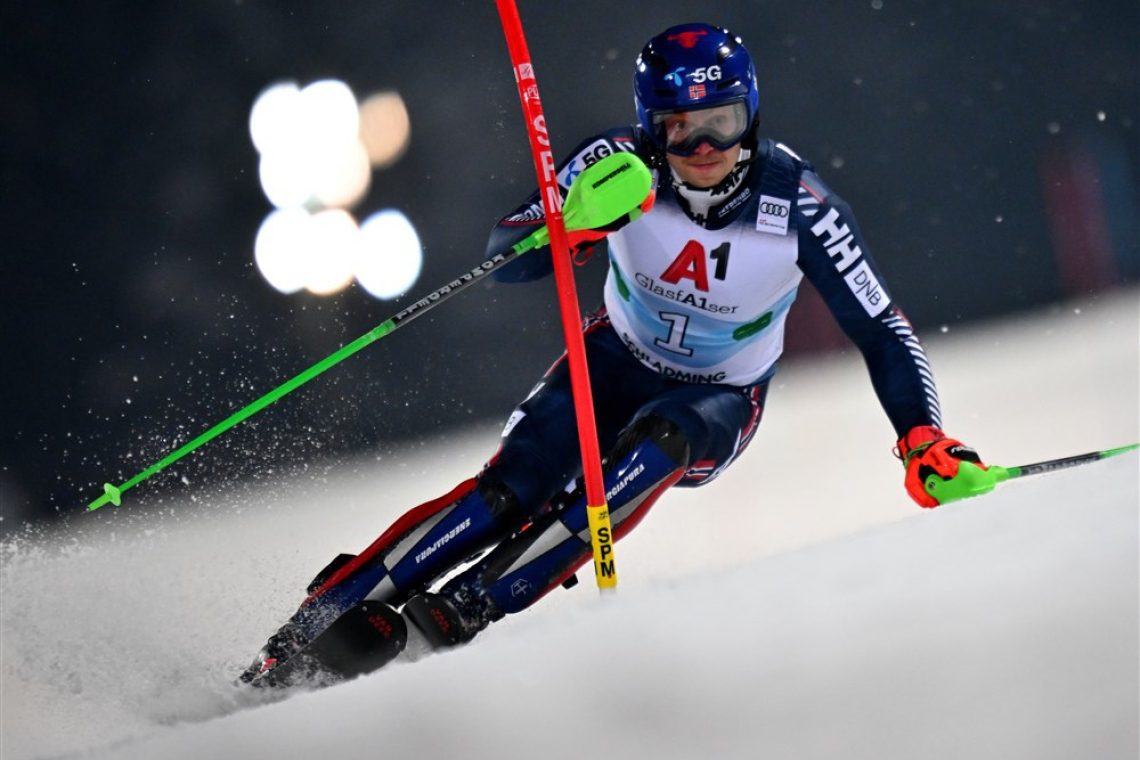 Kristoffersen najhitrejši na prvi progi, nova slovenska ničla