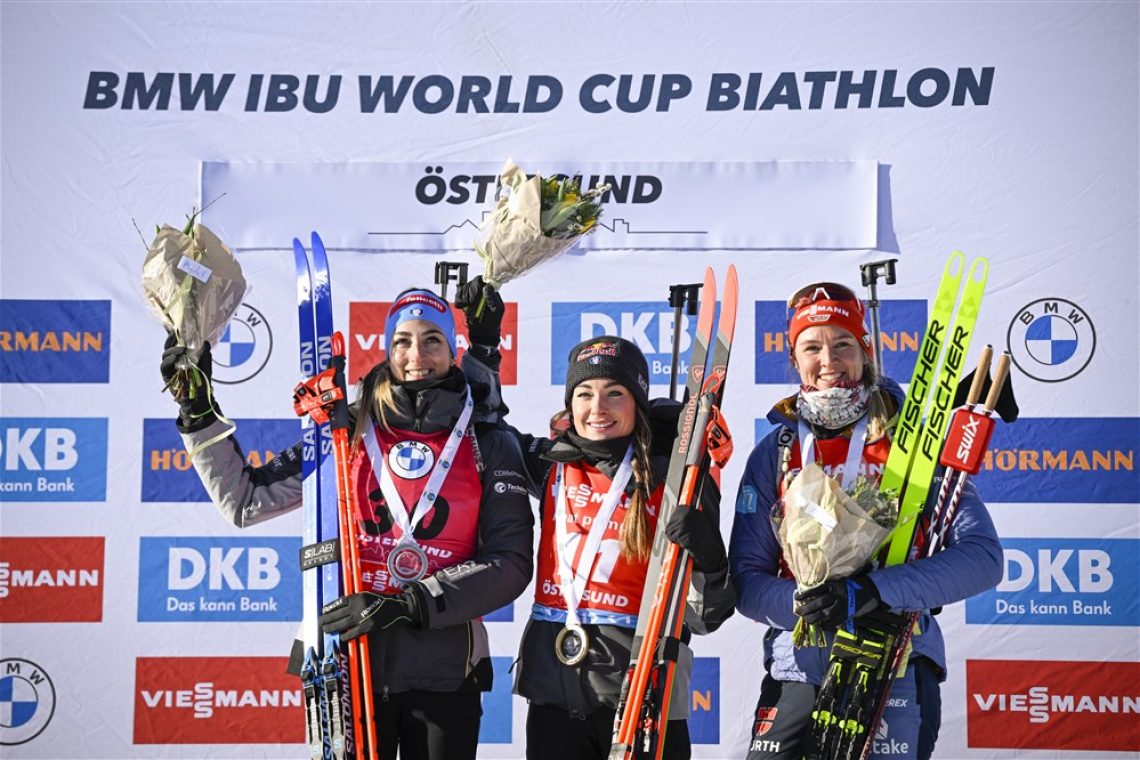 Dorothea Wierer prva v Östersundu, Polona Klemenčič do najboljšega izida za svetovni pokal