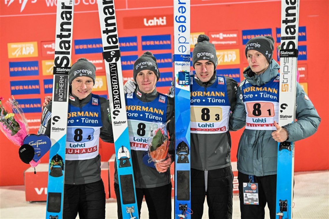 Slovenci v Lahtiju do drugega mesta, zmaga Avstrijcem