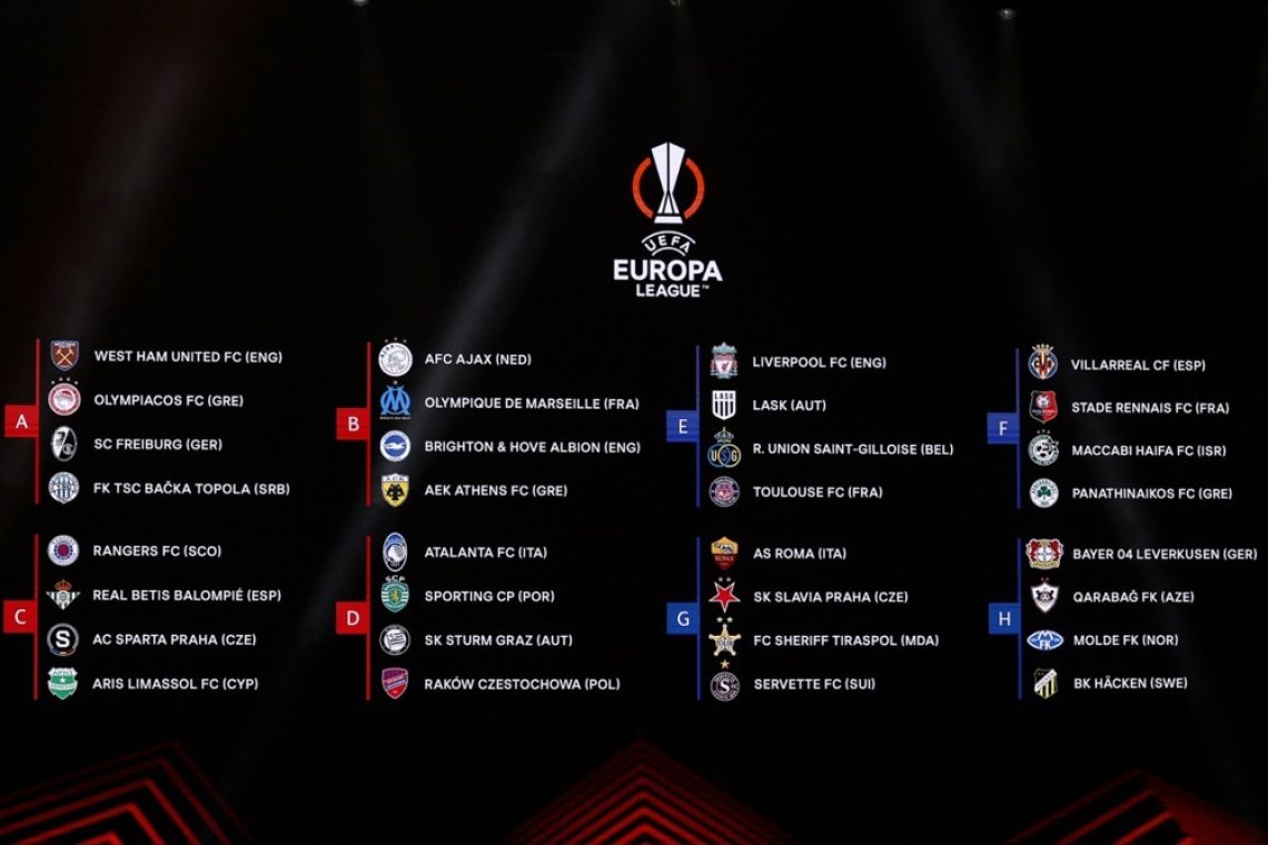 Slovenci pri Panathinaikosu začenjajo v skupini F, Sturm v skupini D