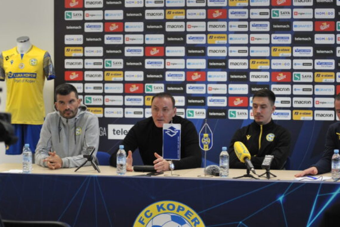 Novinarska konferenca koprskega prvoligaša
