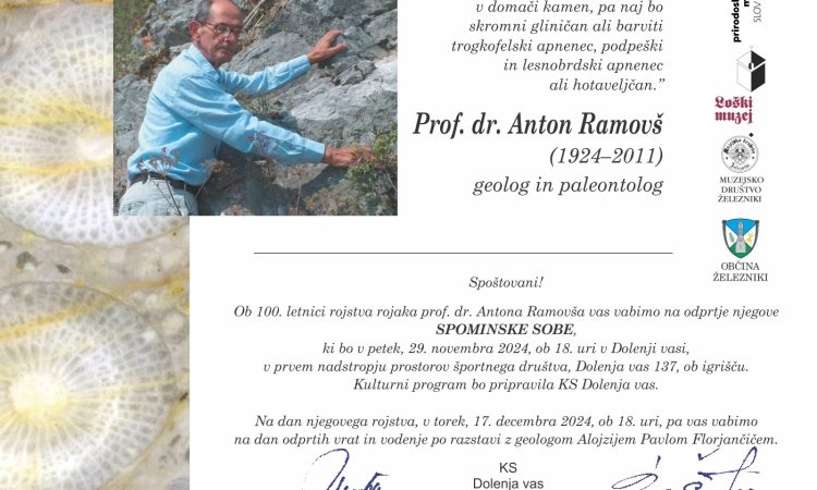 V Selški dolini geologu Antonu Ramovšu ob stoletnici rojstva posvetili spominsko sobo