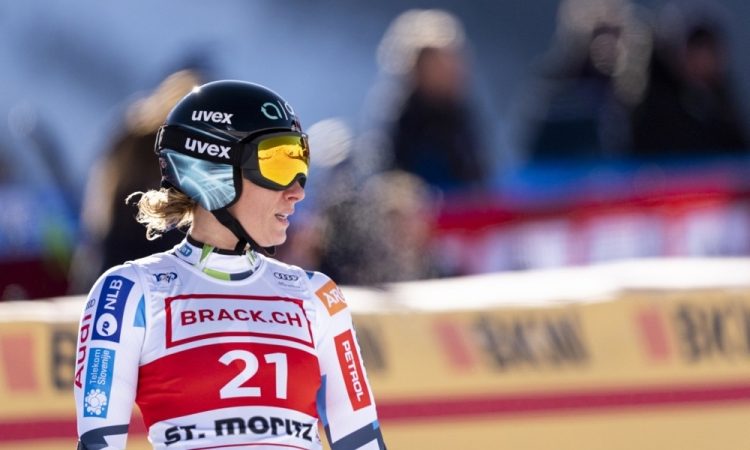 Ilka Štuhec pred smukaškim izzivom v St. Antonu