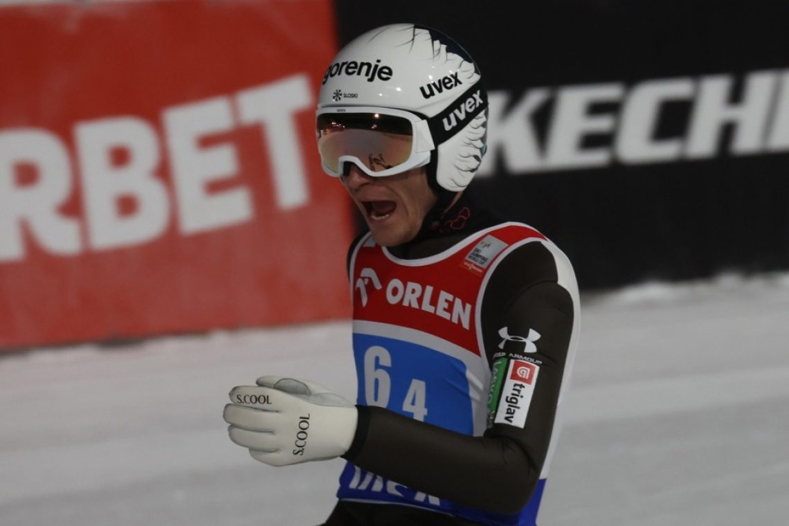Anže Lanišek v finalu zapravil stopničke v Zakopanah