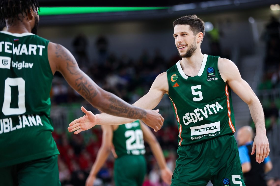 Cedevita Olimpija si je zagotovila mesto v končnici BKT EuroCupa