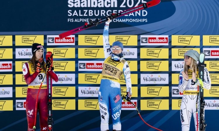 Breezy Johnson kot blisk do smukaškega zlata, Ilka Štuhec 11.
