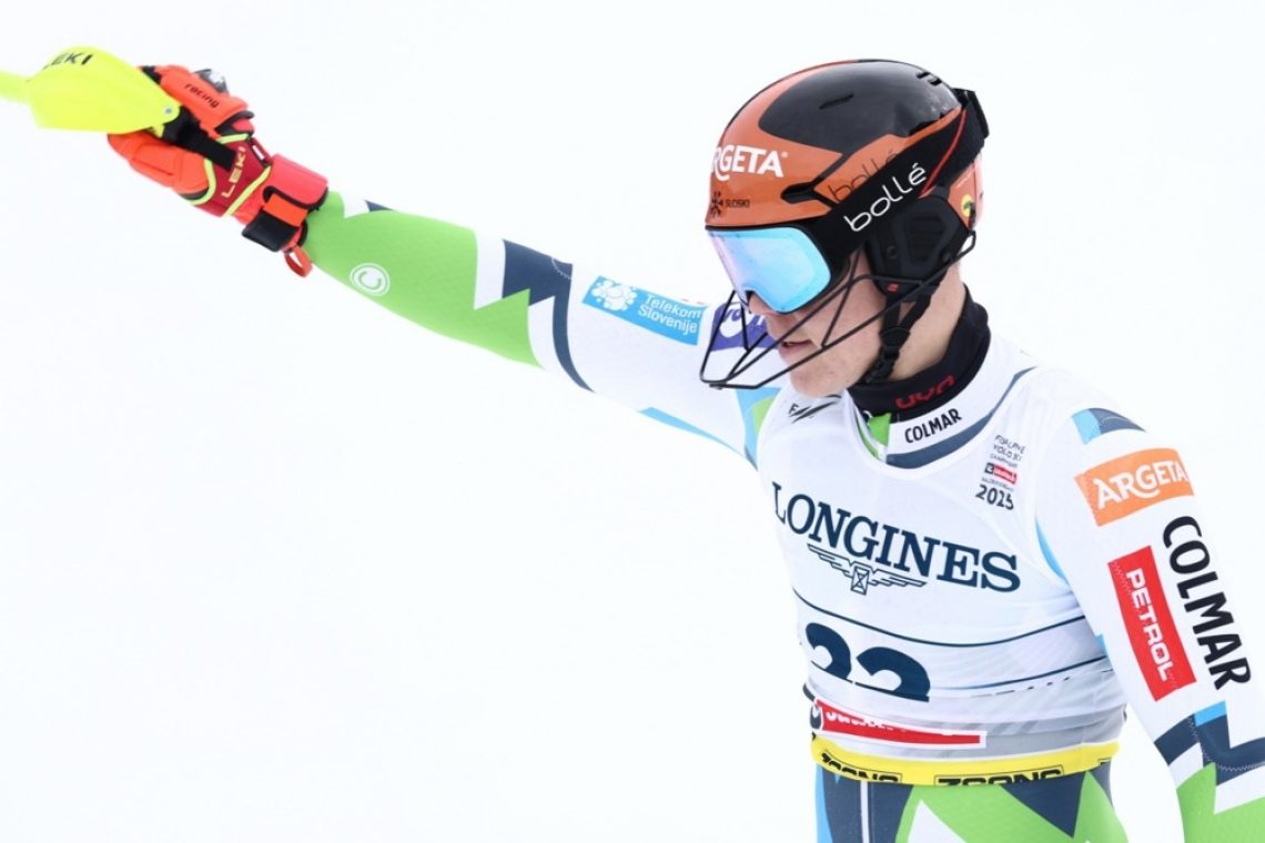 Ob Kranjcu na veleslalomu tudi 18-letni Oserban