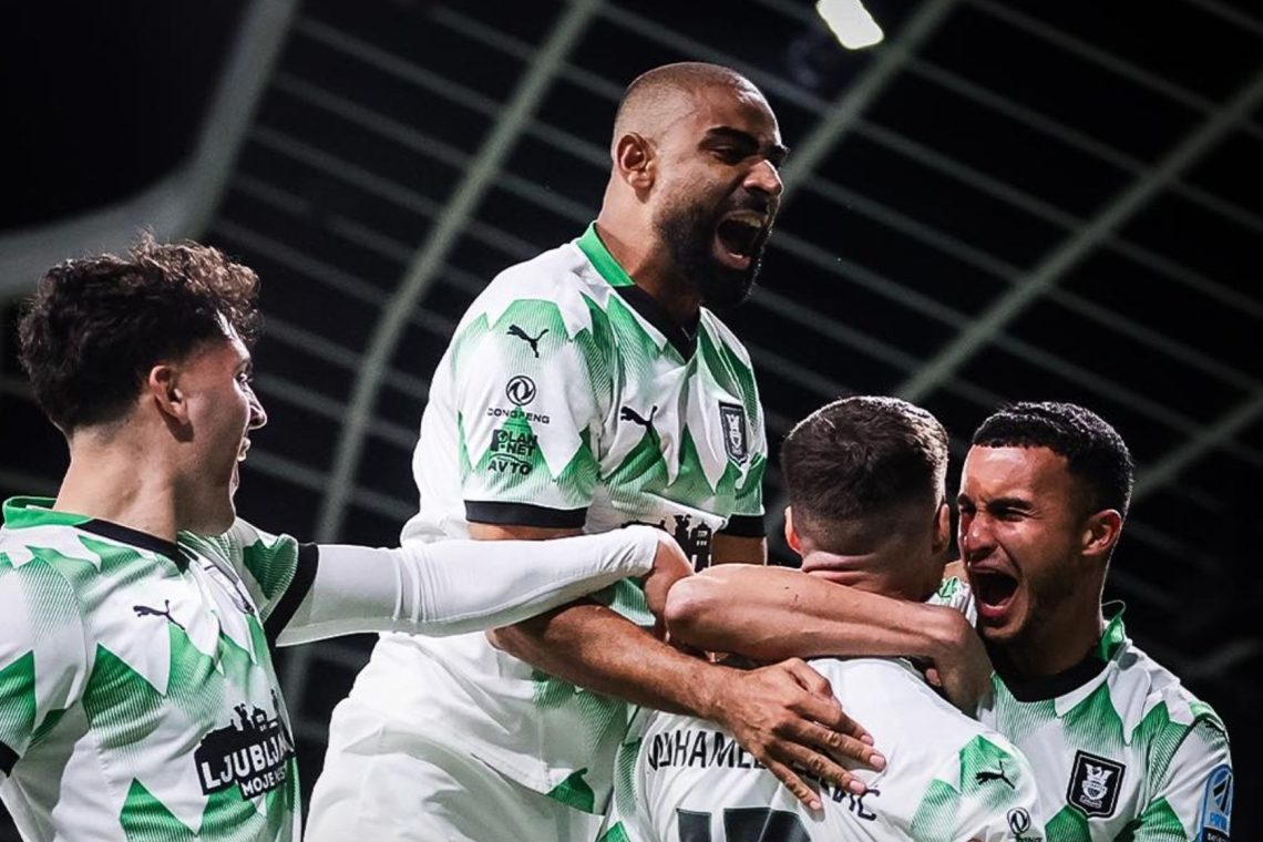  Nogometaši ljubljanske Olimpije so premagali Domžale z 2:0