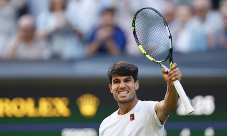 Alcaraz v osmino finala Wimbledona