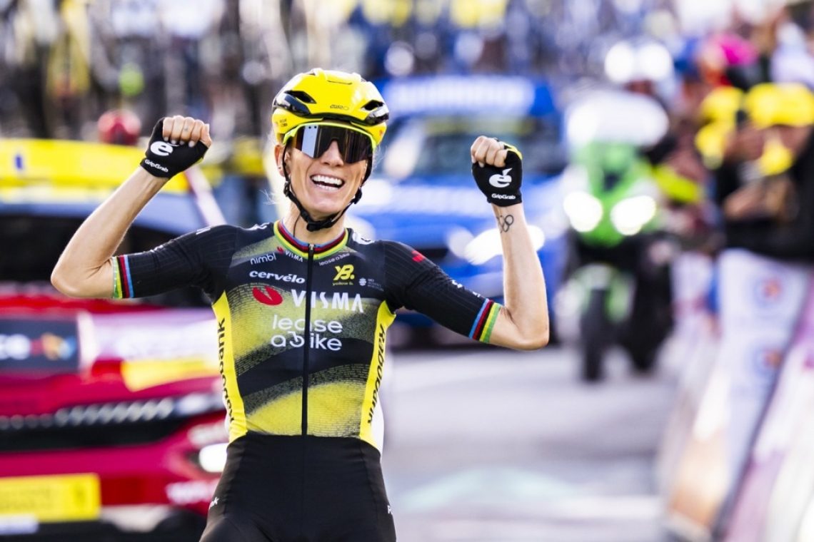 Francozinji Pauline Ferrand-Prevot zahtevna etapa in rumena majica na Touru