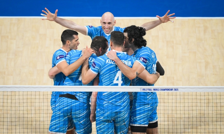 Slovenski odbojkarji po slavju nad Nemci v osmino finala SP