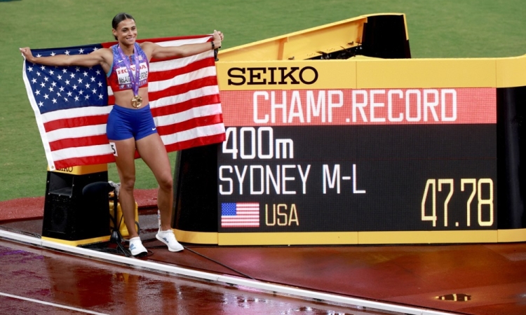 McLaughlin-Levrone zlata v teku na 400 metrov z drugim najhitrejšim časom doslej