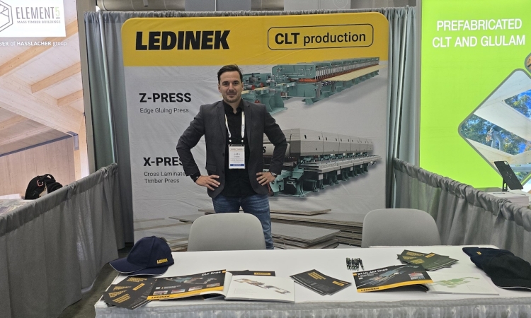 Ledinek na sejmu v Bostonu utrjuje vodilno vlogo v industriji masivnega lesa