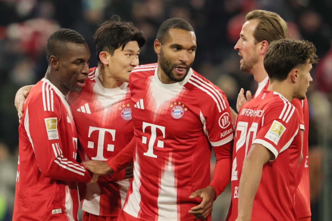 Bayern po preobratu do visoke zmage, Borussia in Stuttgart neodločeno