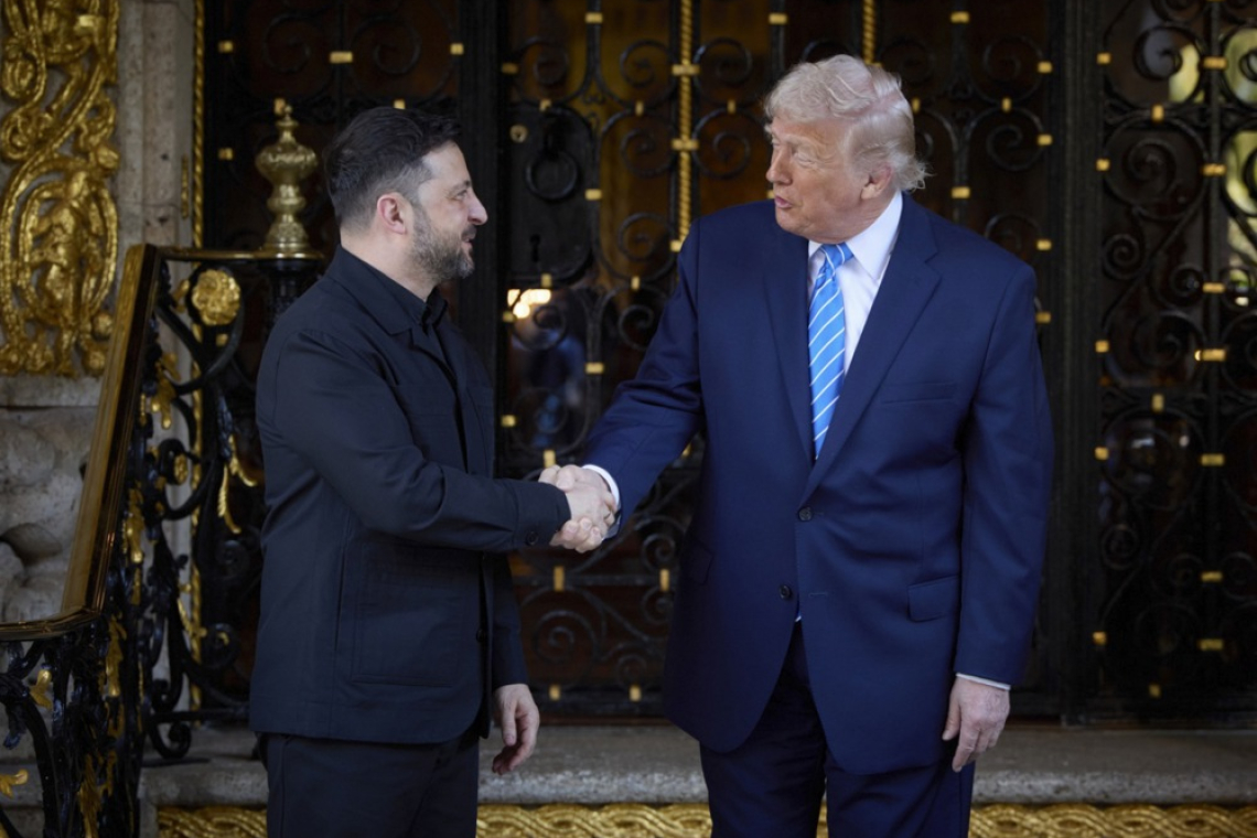 Trump in Zelenski potrdila napredek pri mirovnem načrtu za Ukrajino