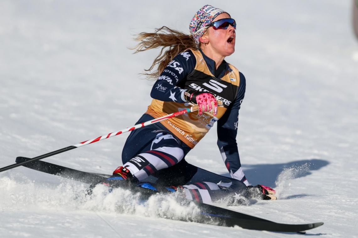 Jessie Diggins najboljša tudi v zasledovanju