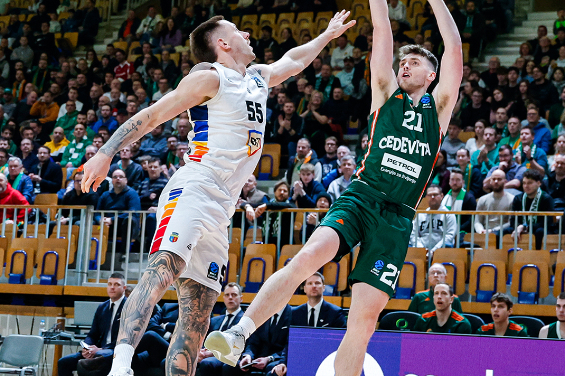 Cedevita Olimpija po deseti zmagi nadaljuje boj za četrtfinale evropskega pokala  