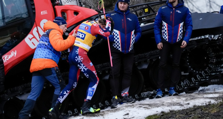 Klaebo utrpel blag pretres možganov