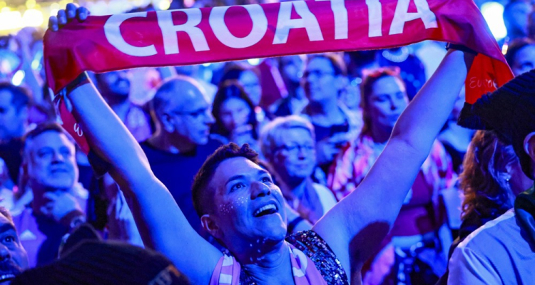 V finale tekmovanja za pesem Evrovizije prvih deset držav